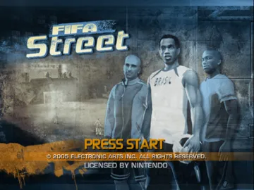 FIFA Street screen shot title